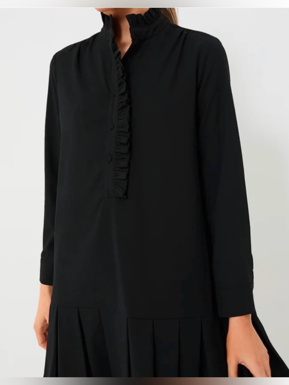 Tuckernuck Black Crepe Tate Dress-NWT - Picture 1 of 10